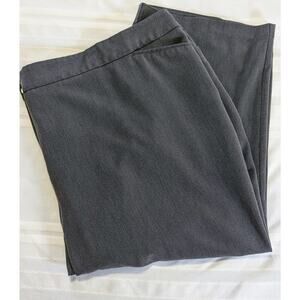 Avenue Womens Plus Size Super Stretch Trousers Ankle Pants Gray US SZ30P